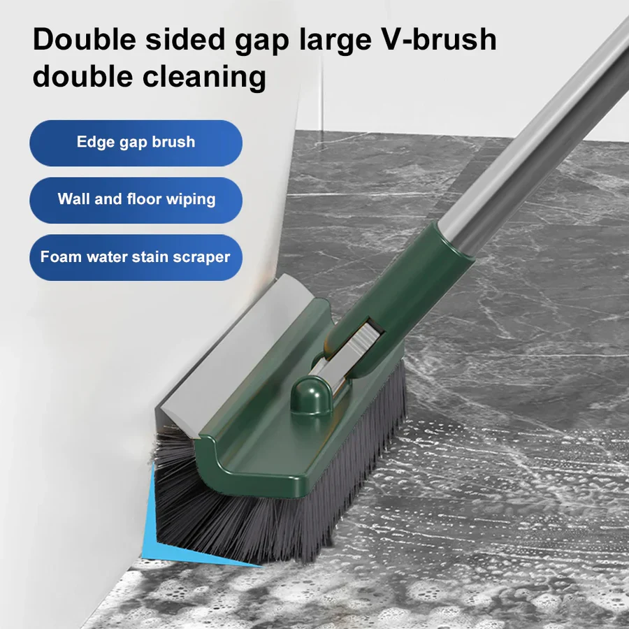 Long Handle Floor Scrub Brush with Stiff Bristles - Image 7