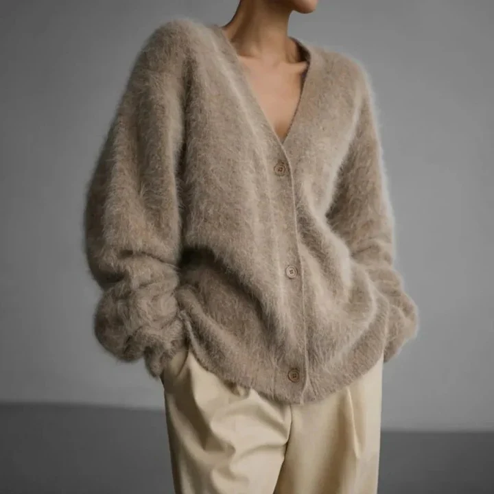Soft Cashmere Women’s Sweater with Classic Round Neck Winter Knitwear - Image 8