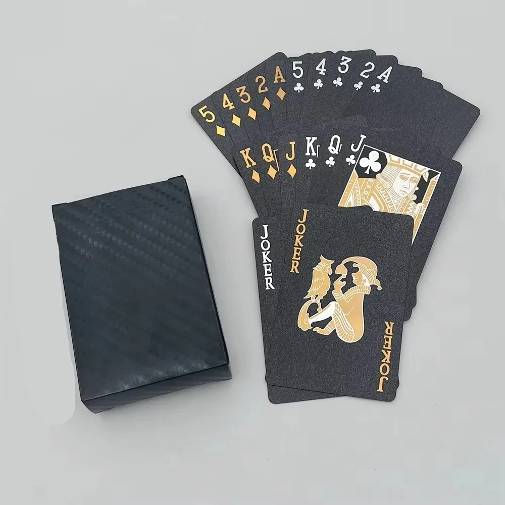 Black and Gold Playing Card Deck for Casual and Regular Play - Image 2