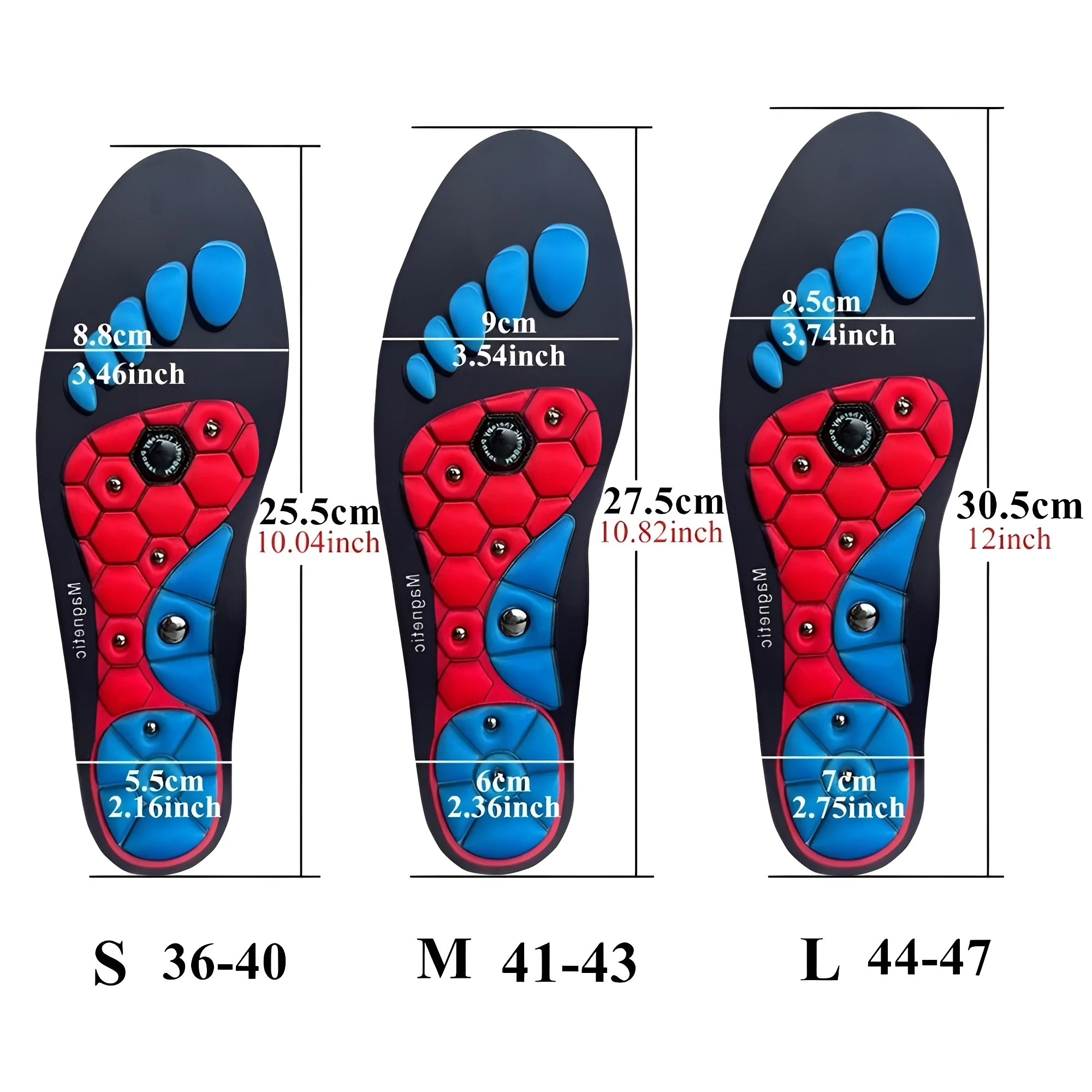 Magnetic Comfort Insoles with Cushioning and Arch Support - Image 5