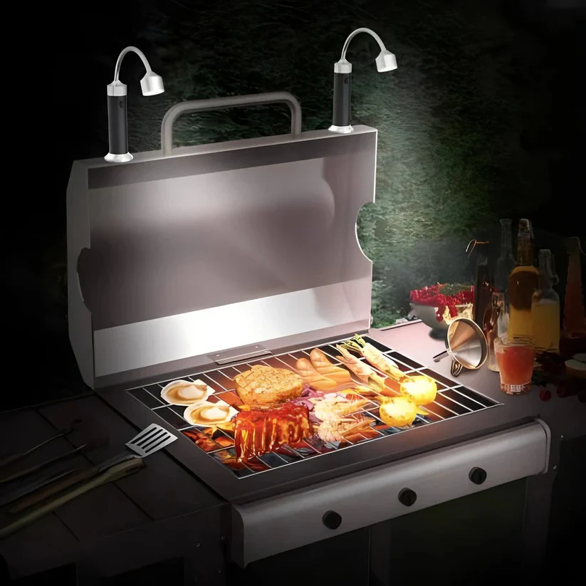 Magnetic BBQ Torch with Beam Light for Night Grilling - Image 2