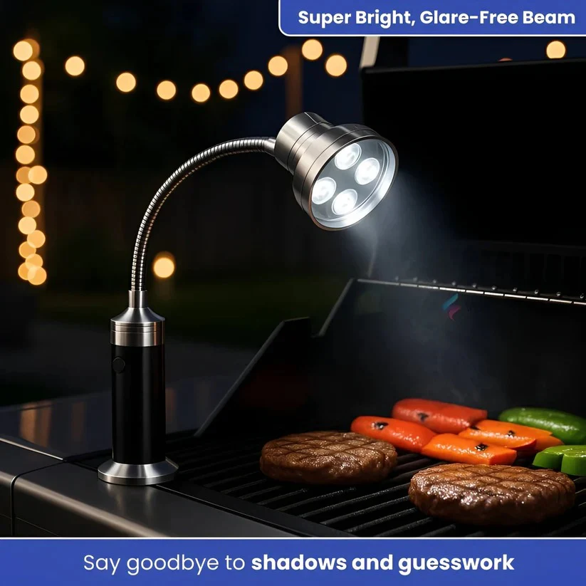 Magnetic BBQ Torch with Beam Light for Night Grilling - Image 6