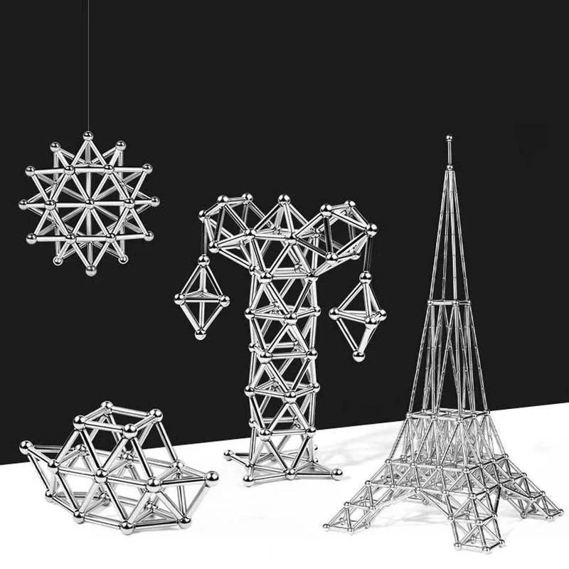 Magnetic Building Sphere Kit with DIY Connector Rods - Image 7
