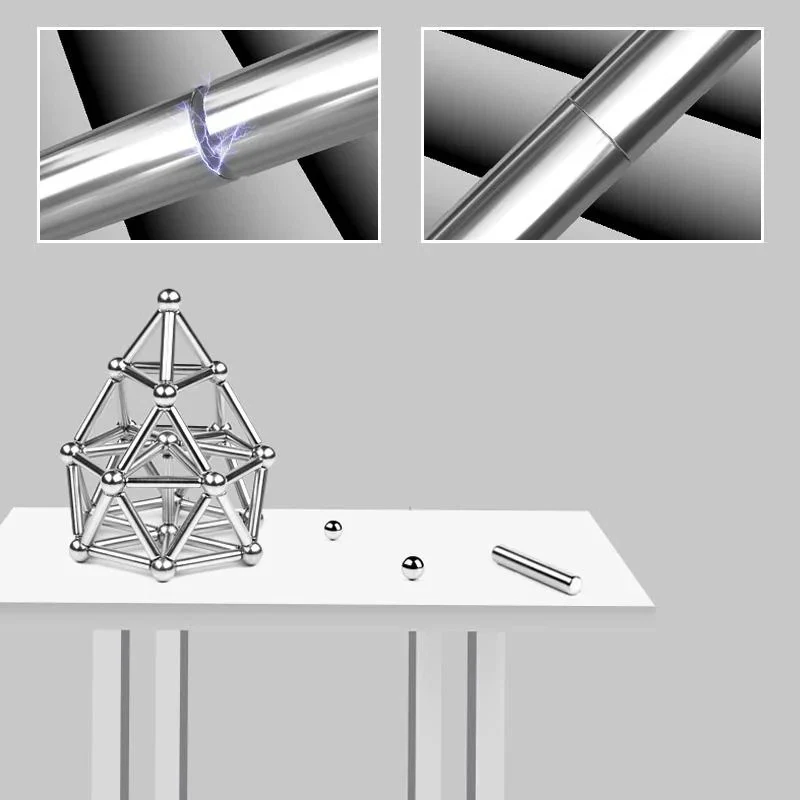 Magnetic Building Sphere Kit with DIY Connector Rods - Image 9