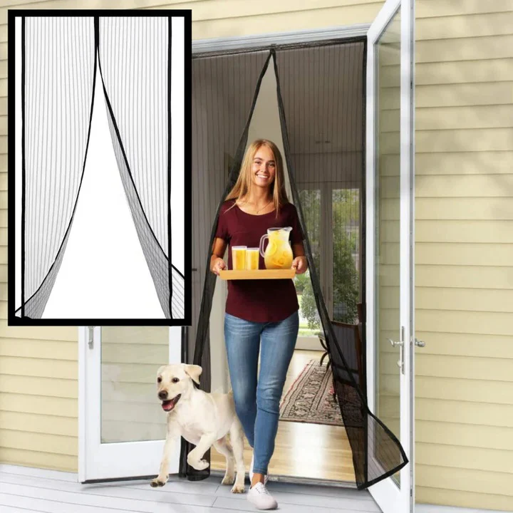 Magnetic Mesh Screen Door with Self Closing Design - Image 2