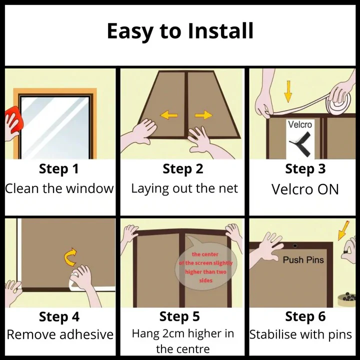 Magnetic Mesh Screen Door with Self Closing Design - Image 7