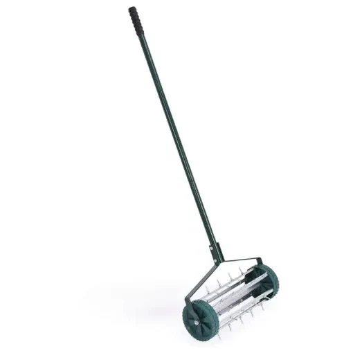 Lawn Aerator Tool with Steel Spikes, Manual Soil Aeration for Yard and Garden - Image 2