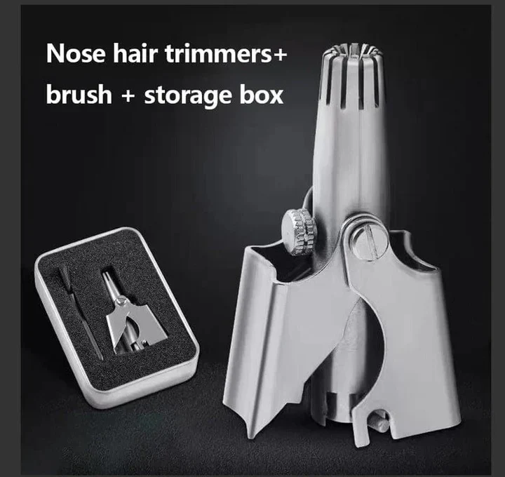 Manual Nose and Ear Hair Trimmer with Stainless Washable Head - Image 4