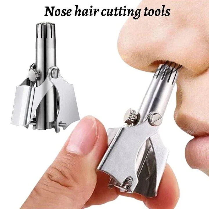 Manual Nose and Ear Hair Trimmer with Stainless Washable Head - Image 6