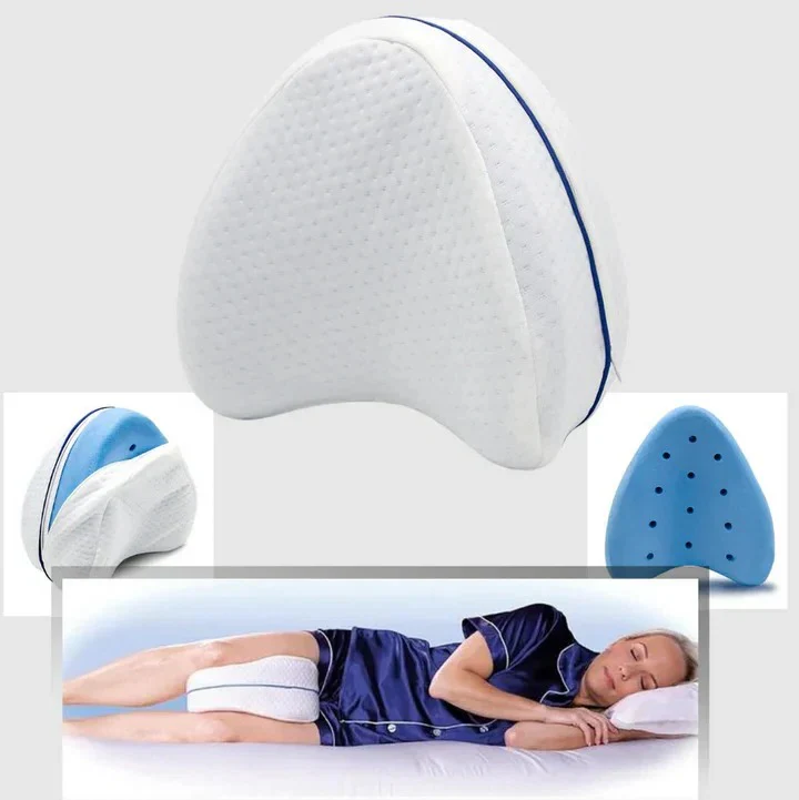 Memory Foam Leg Pillow for Knee and Hip Support - Image 2
