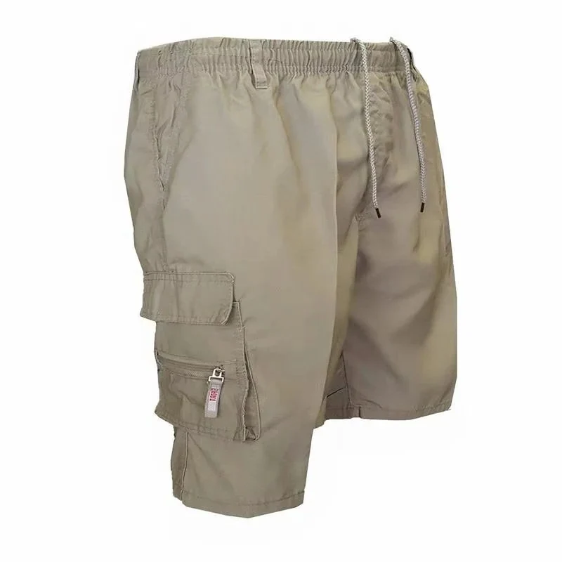 Men's Cargo Shorts with Multiple Pockets and Relaxed Fit Design - Image 2