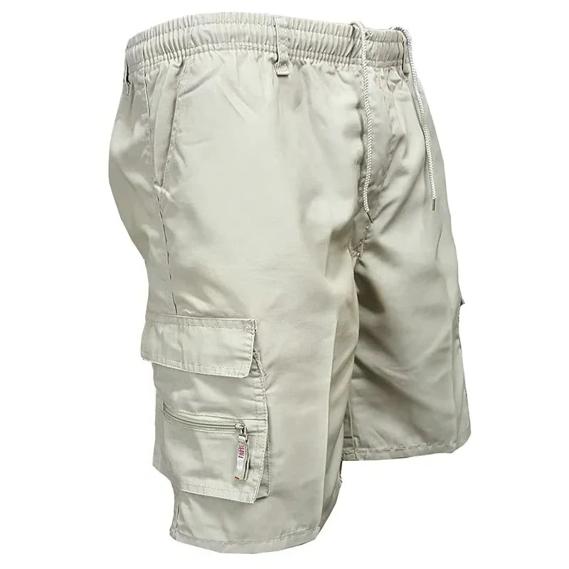 Men's Cargo Shorts with Multiple Pockets and Relaxed Fit Design - Image 5