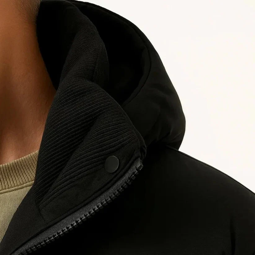 Men's Hooded Lightweight Puffer Jacket for Cold Weather - Image 8