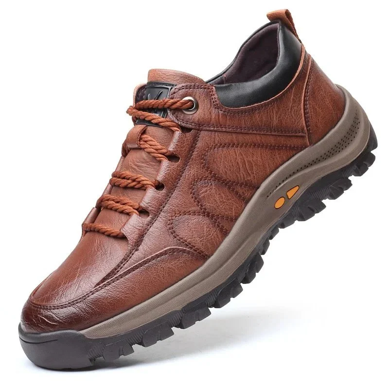 Men's Orthopedic Leather Shoes - Image 2