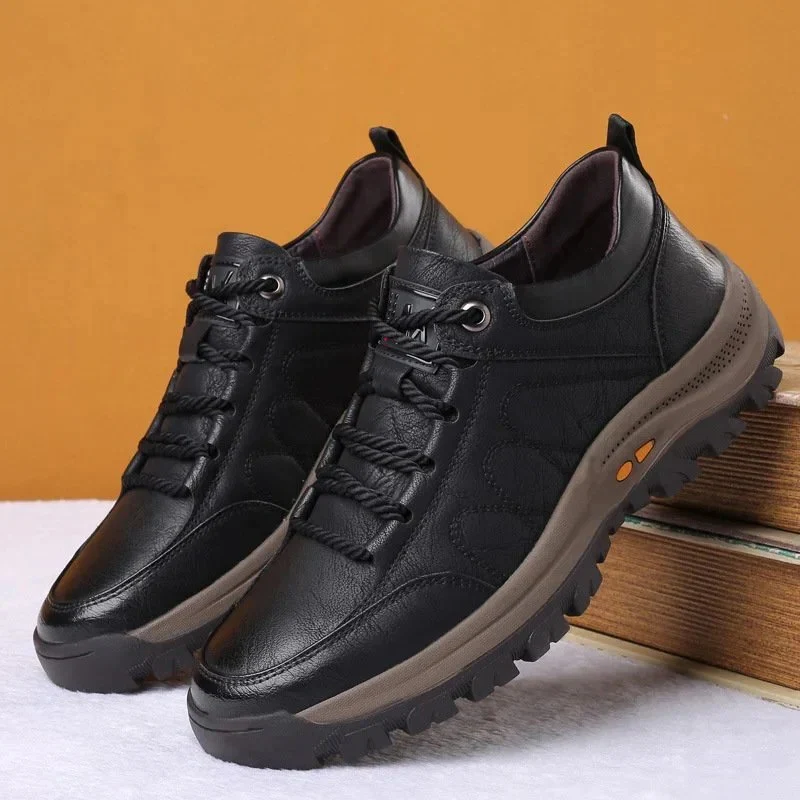 Men's Orthopedic Leather Shoes - Image 3