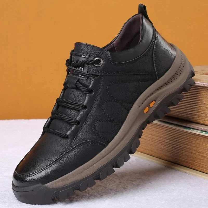 Men's Orthopedic Leather Shoes - Image 4