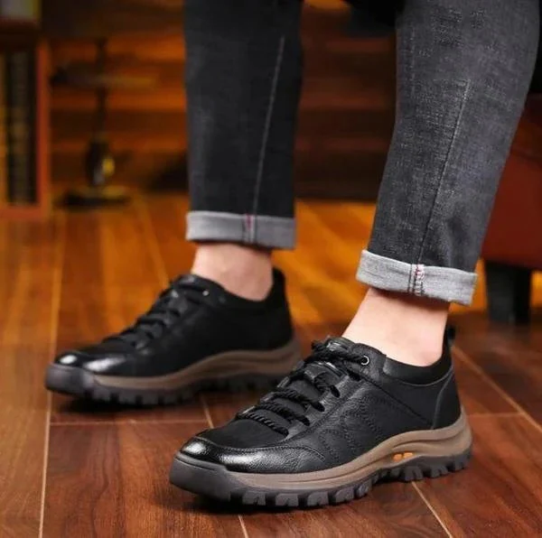 Men's Orthopedic Leather Shoes - Image 9
