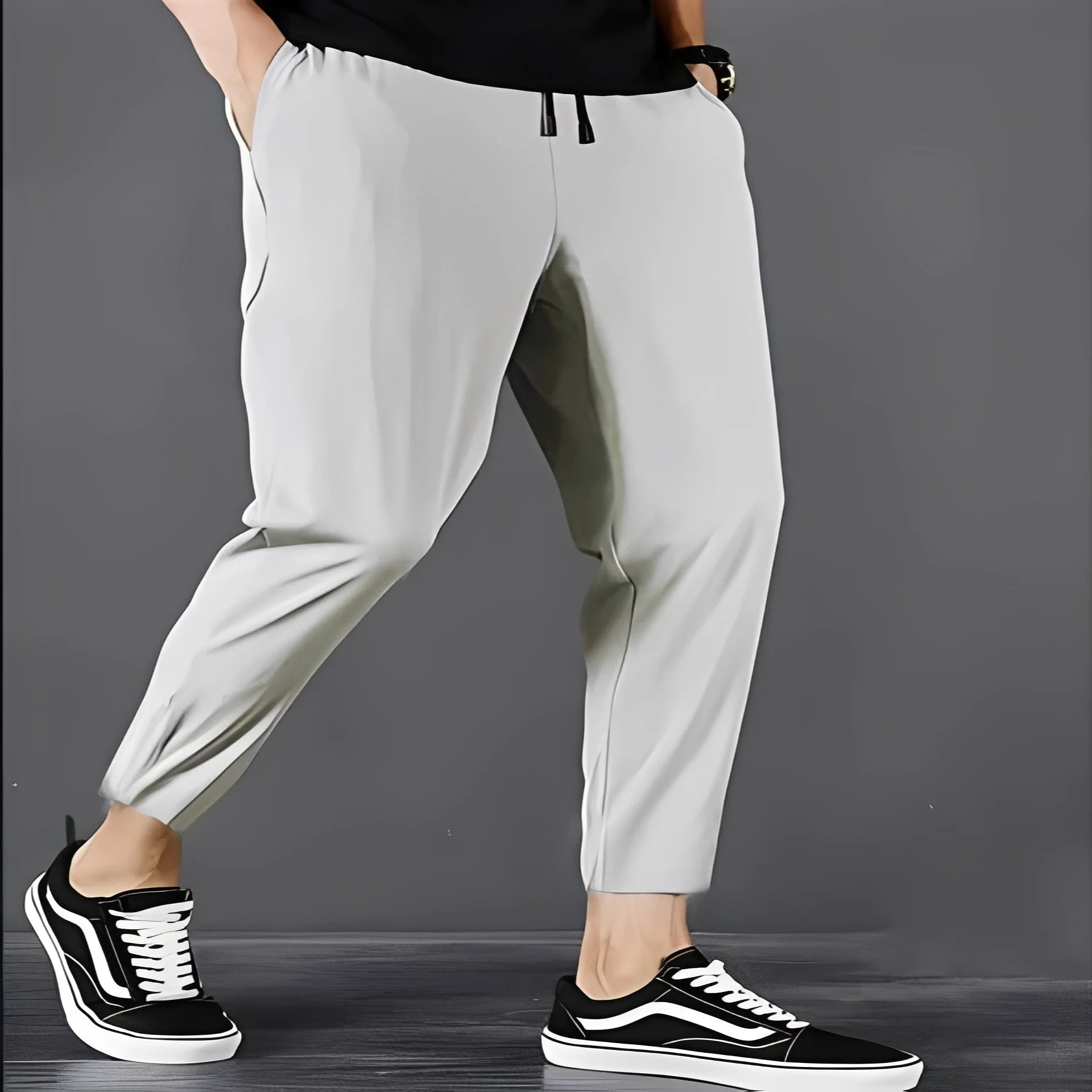 Men's Quick Dry Hiking Pants with Stretch Fabric - Image 2