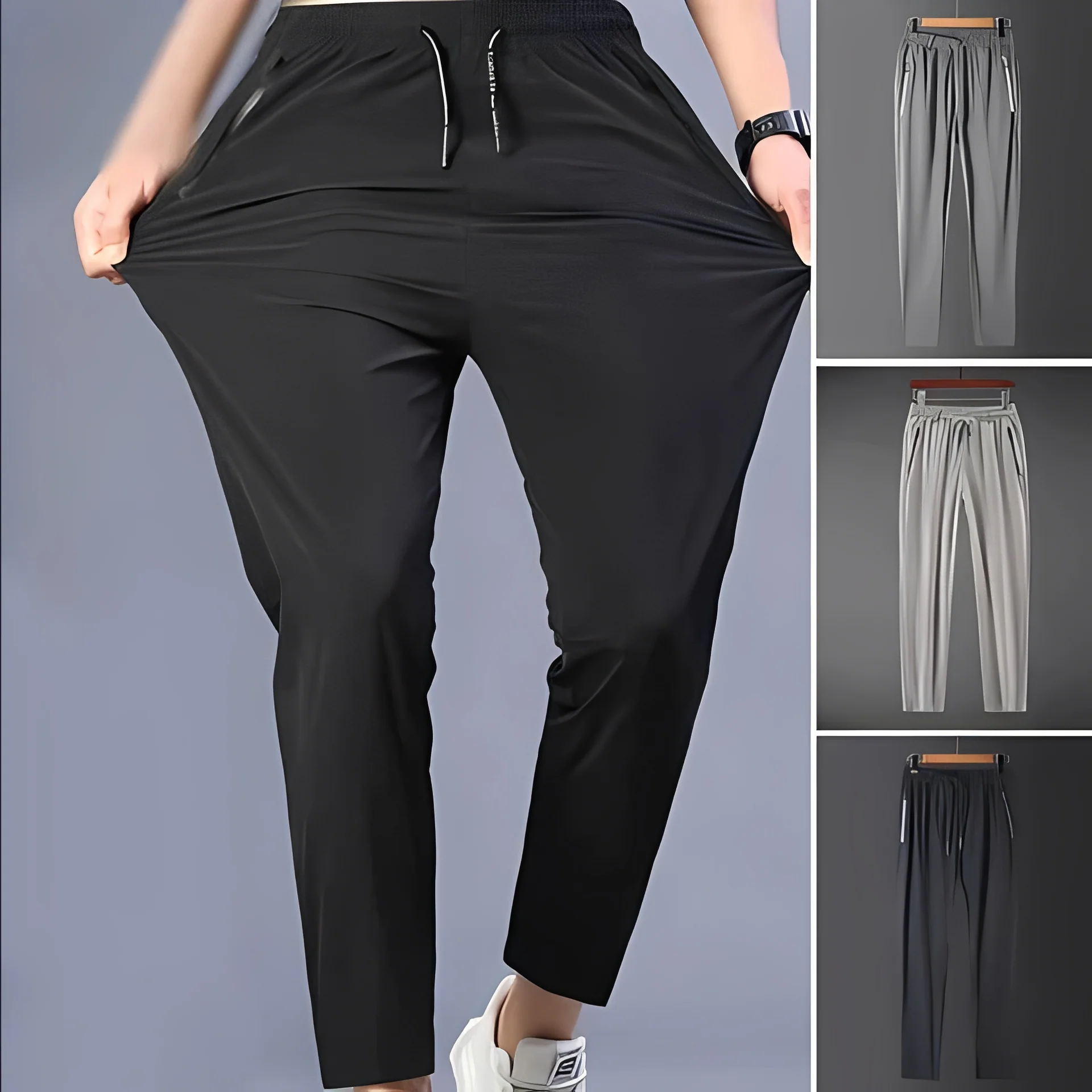 Men's Quick Dry Hiking Pants with Stretch Fabric - Image 6