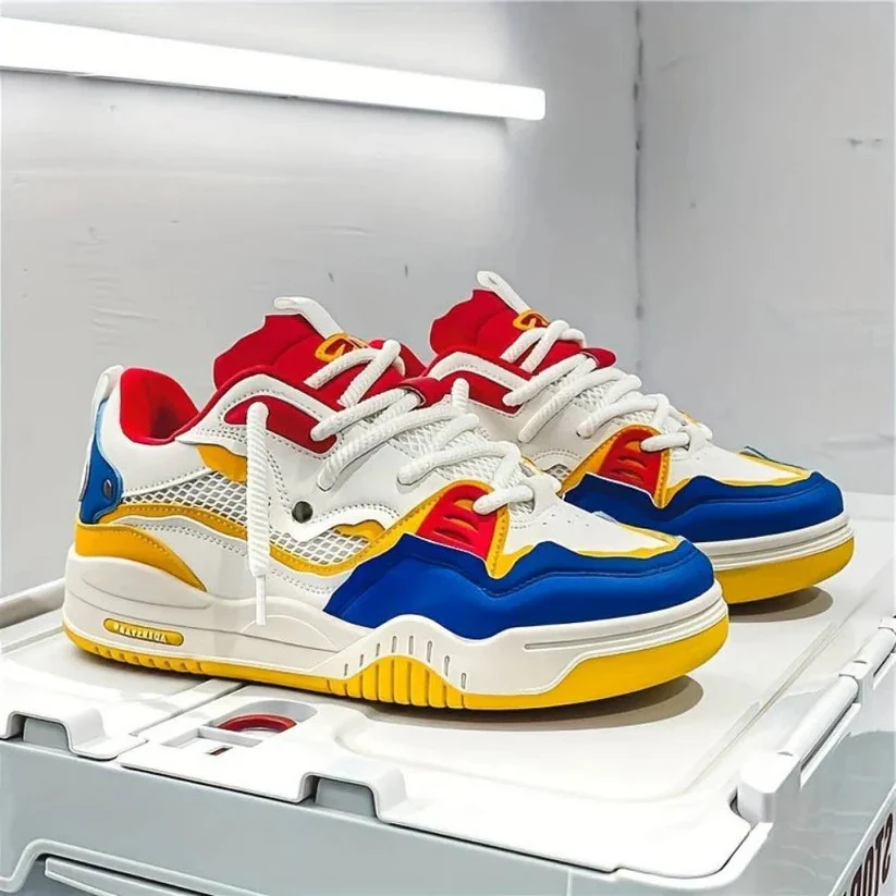 Men's Thick Sole Chunky Casual Sneakers for Everyday Wear - Image 3