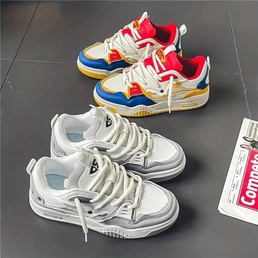 Men's Thick Sole Chunky Casual Sneakers for Everyday Wear - Image 6