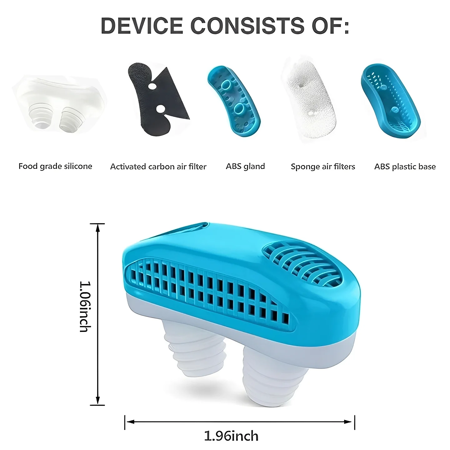 Cordless Nasal Sleep Aid Device, Compact Snoring Support Insert - Image 4