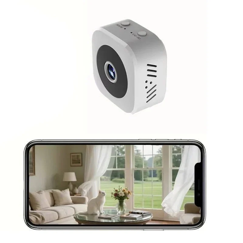 Mini 4K Wi Fi Indoor Security Camera with Night Vision and Motion Alerts - Image 2