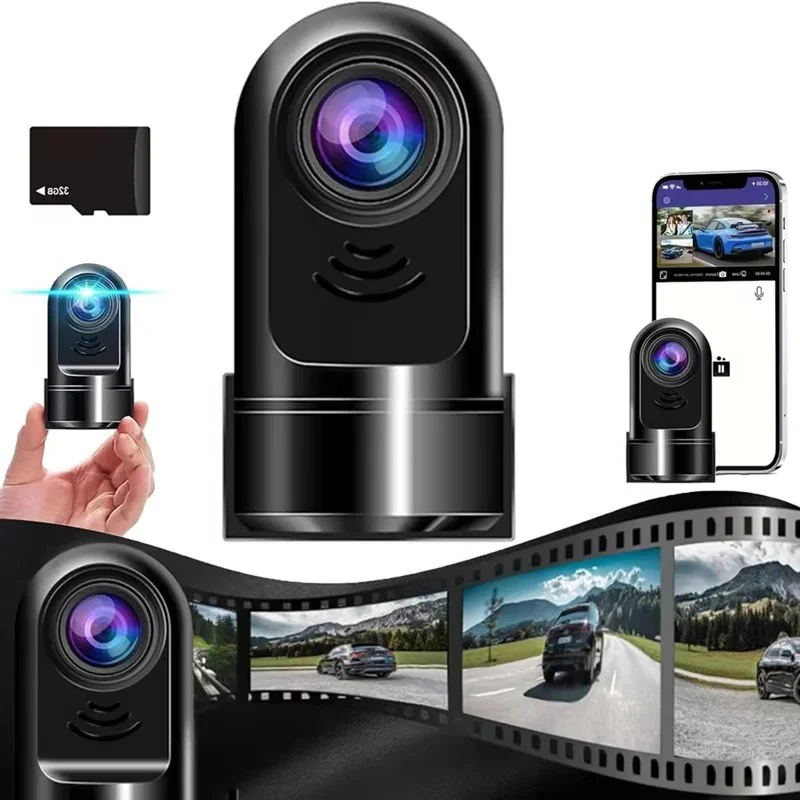 Mini 1080P Dash Camera with Rotating Lens and Night Vision Sensor - Image 2