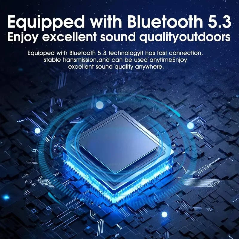 Mini Bluetooth 5.3 Speaker with Magnetic Base and RGB Lighting - Image 6