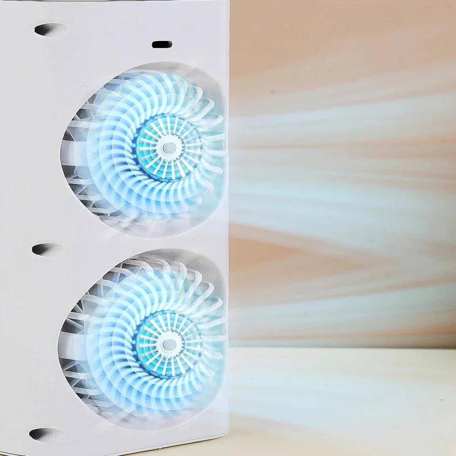 Mini Portable Air Conditioner Desk Fan with Spray Cooling - Image 4
