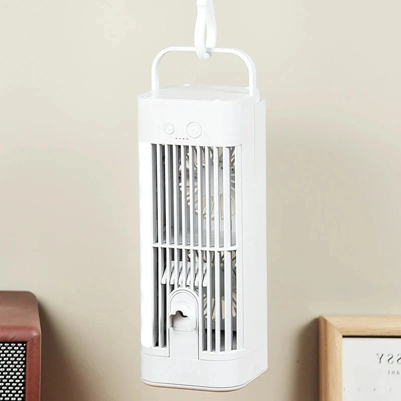 Mini Portable Air Conditioner Desk Fan with Spray Cooling - Image 5