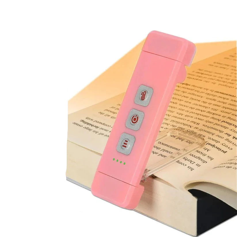 Mini USB Rechargeable LED Reading Lamp with Timer and Clip On Design - Image 3