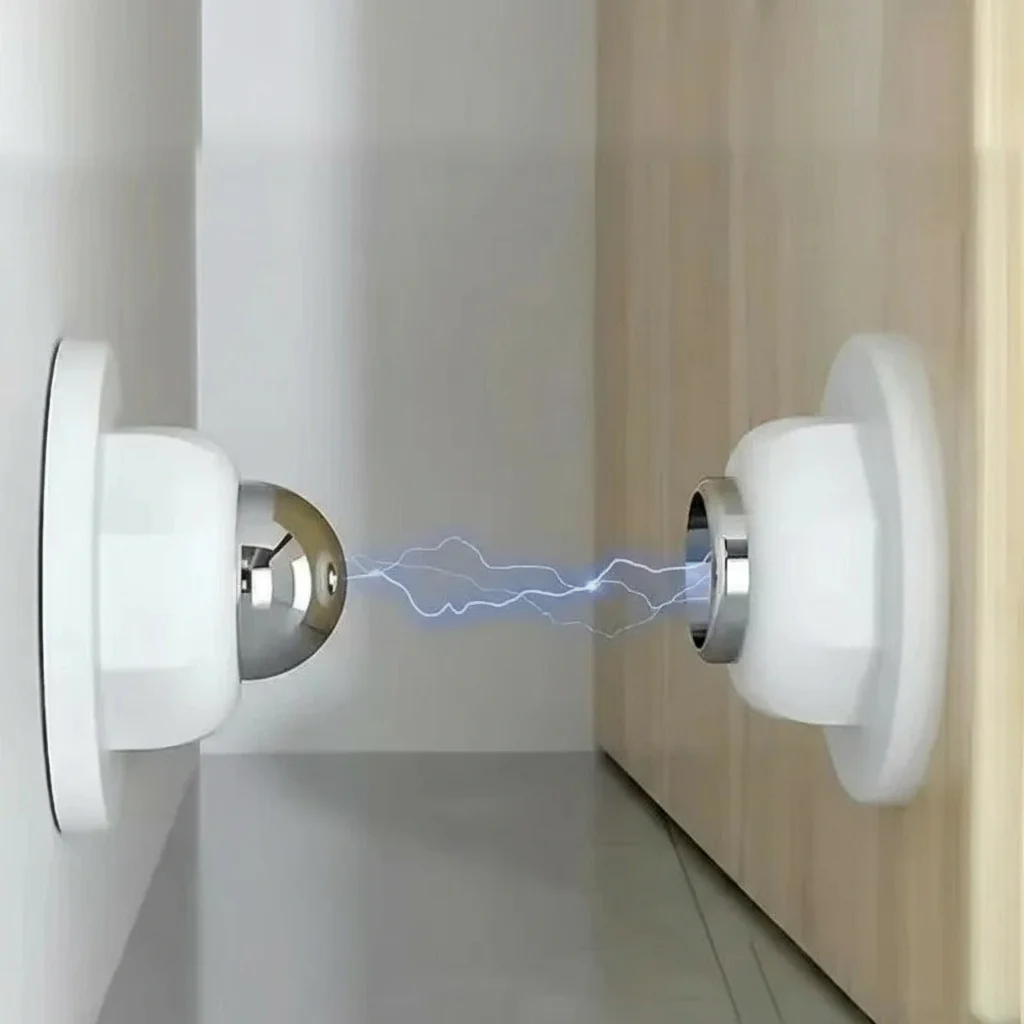 Magnetic Door Stop, Stainless Steel Wall Mount Door Holder - Image 2
