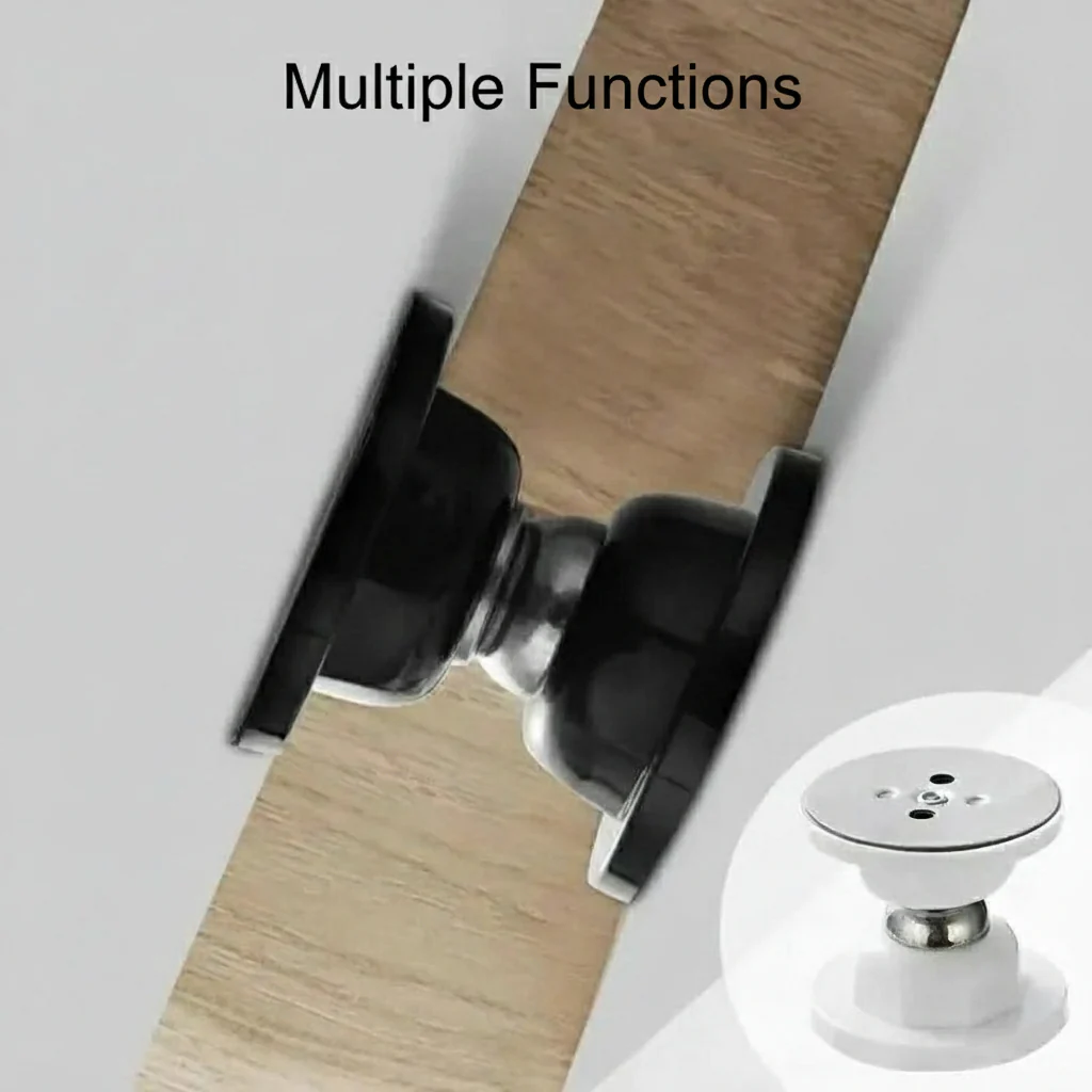 Magnetic Door Stop, Stainless Steel Wall Mount Door Holder - Image 3