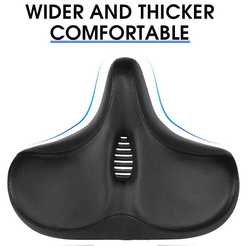 Memory Foam Bike Saddle with Ventilation for Long Rides - Image 3