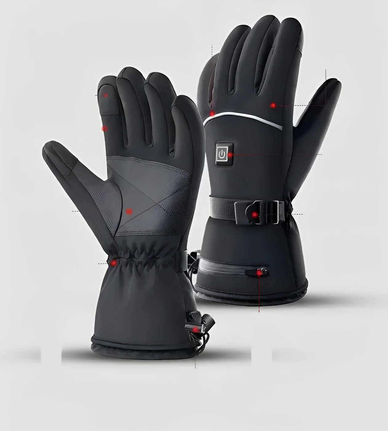 Motorcycle Gloves with Electric Heating Function - Image 2