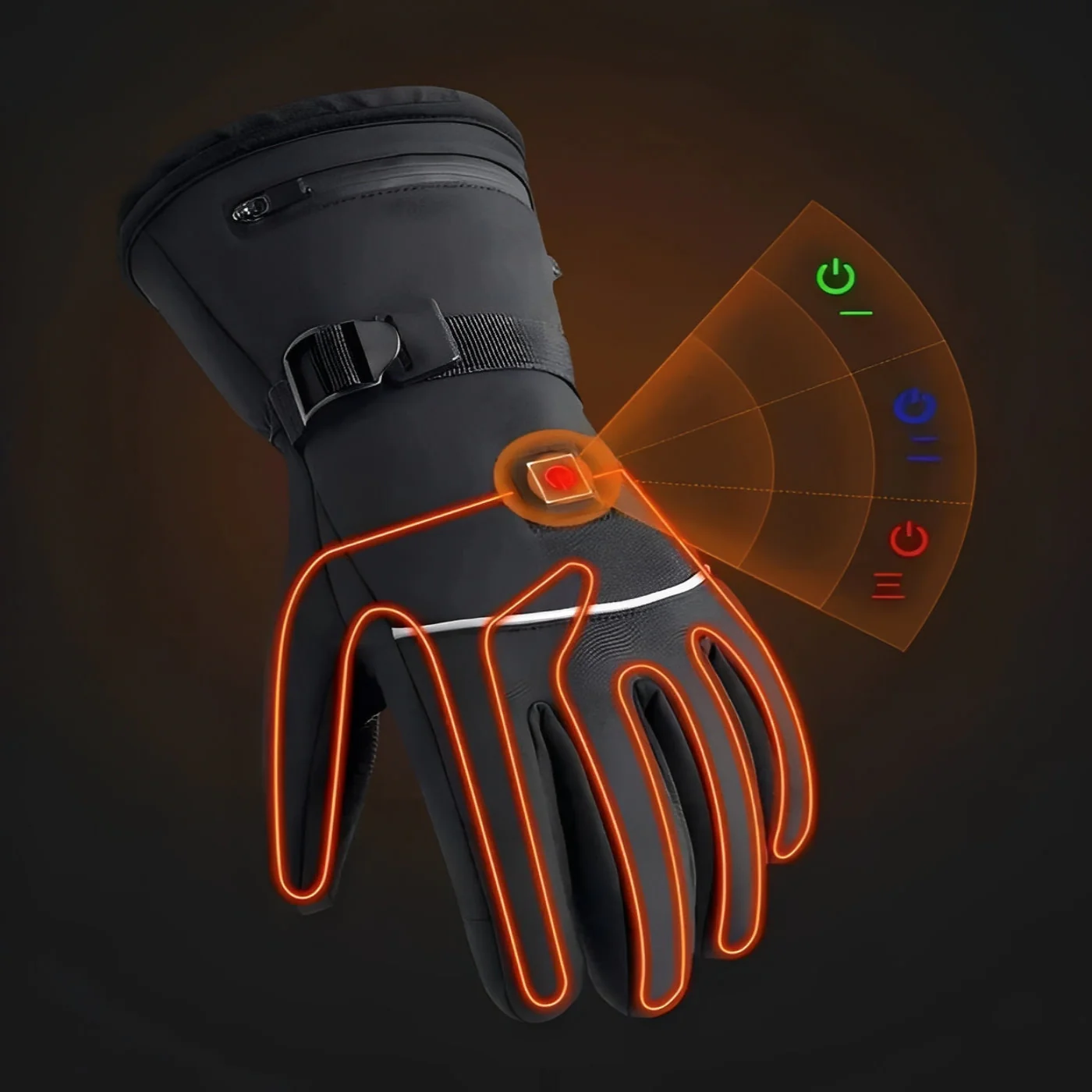 Motorcycle Gloves with Electric Heating Function - Image 8