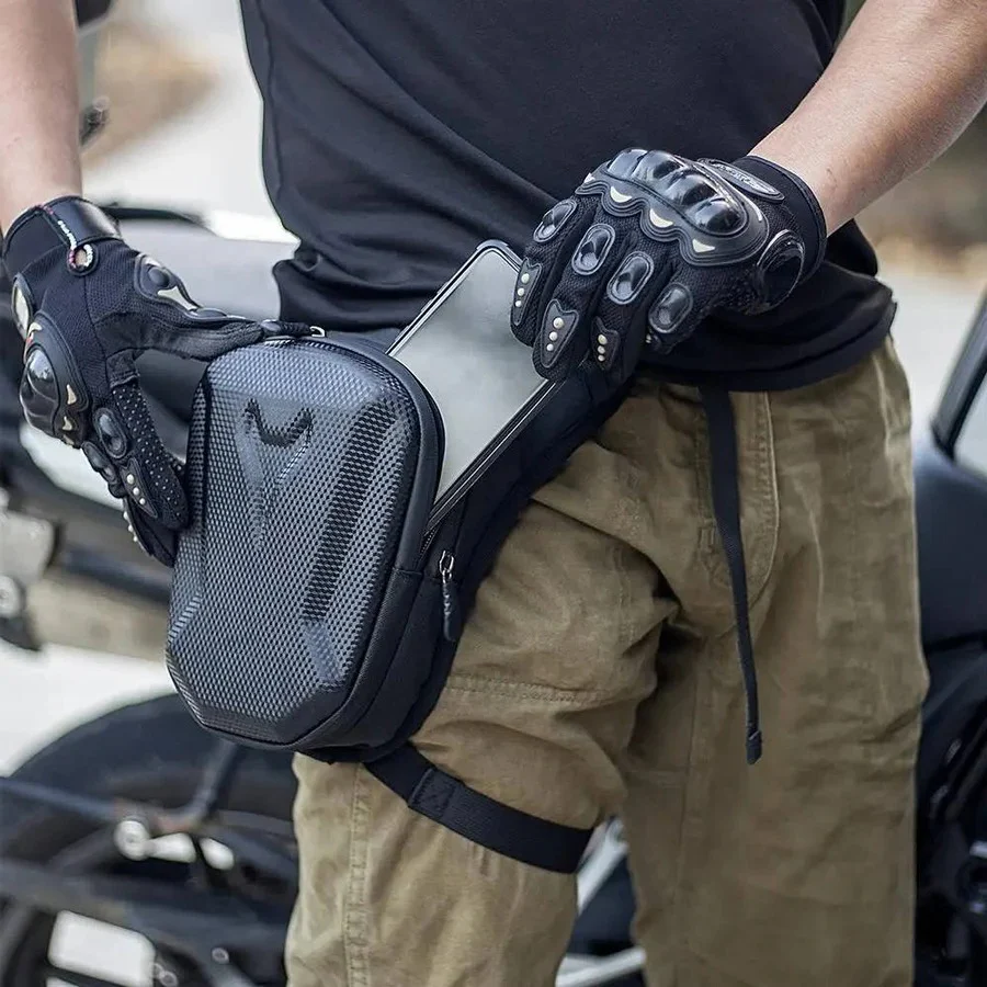 Motorcycle Leg Bag Waterproof with Secure Storage - Image 4