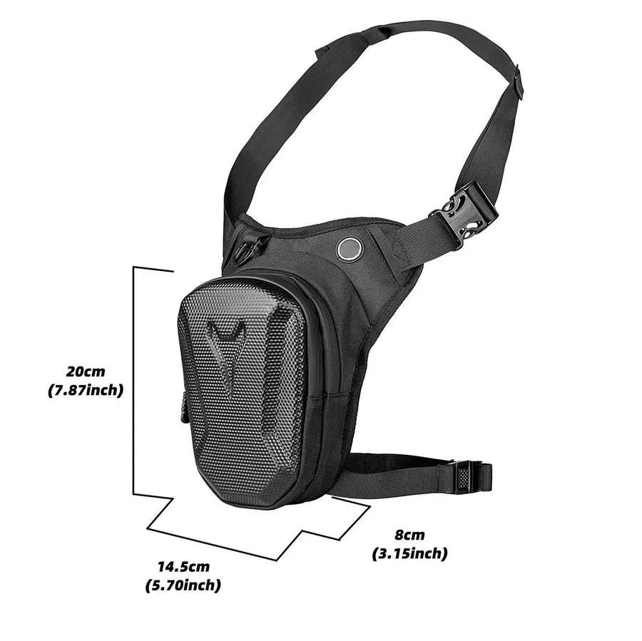 Motorcycle Leg Bag Waterproof with Secure Storage - Image 8