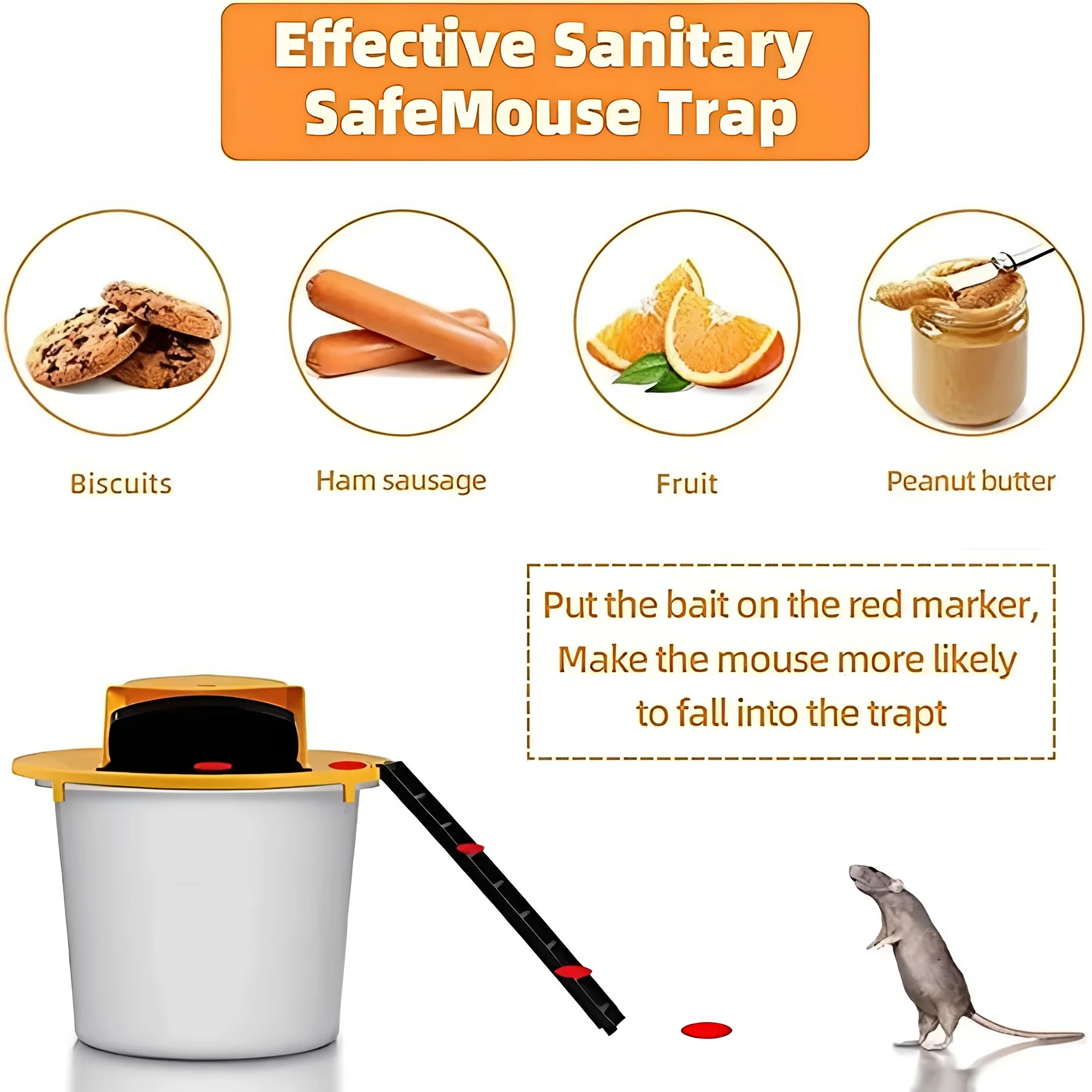 Automatic Reset Mouse Trap and 5 Gallon Bucket Lid - Image 4