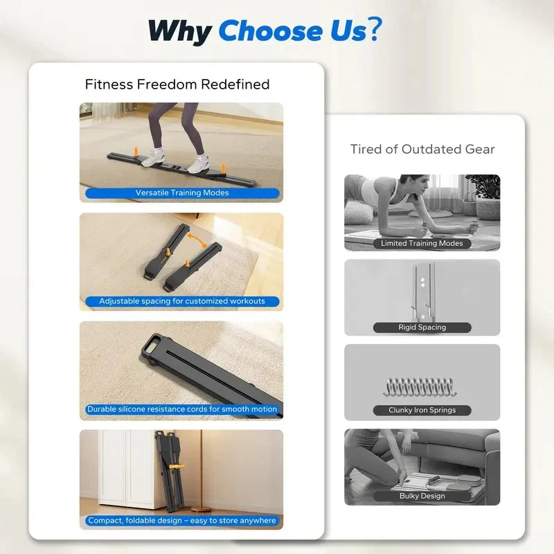 Core Training Board with Ab Roller Resistance Bands and Knee Mat - Image 6
