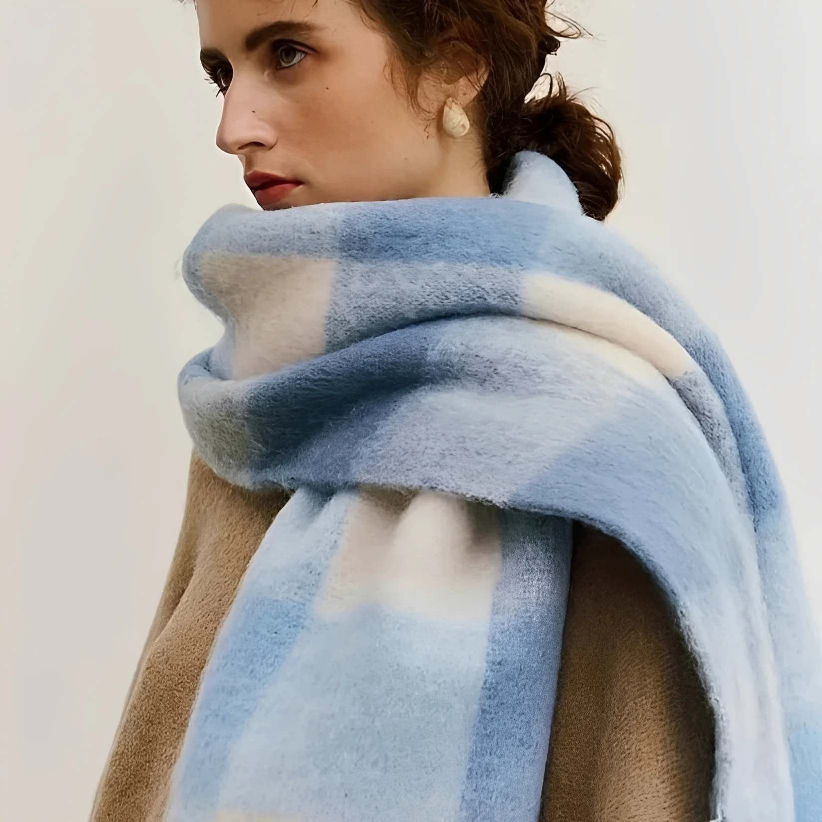 Women's Cashmere Scarf with Lightweight Winter Wrap - Image 2