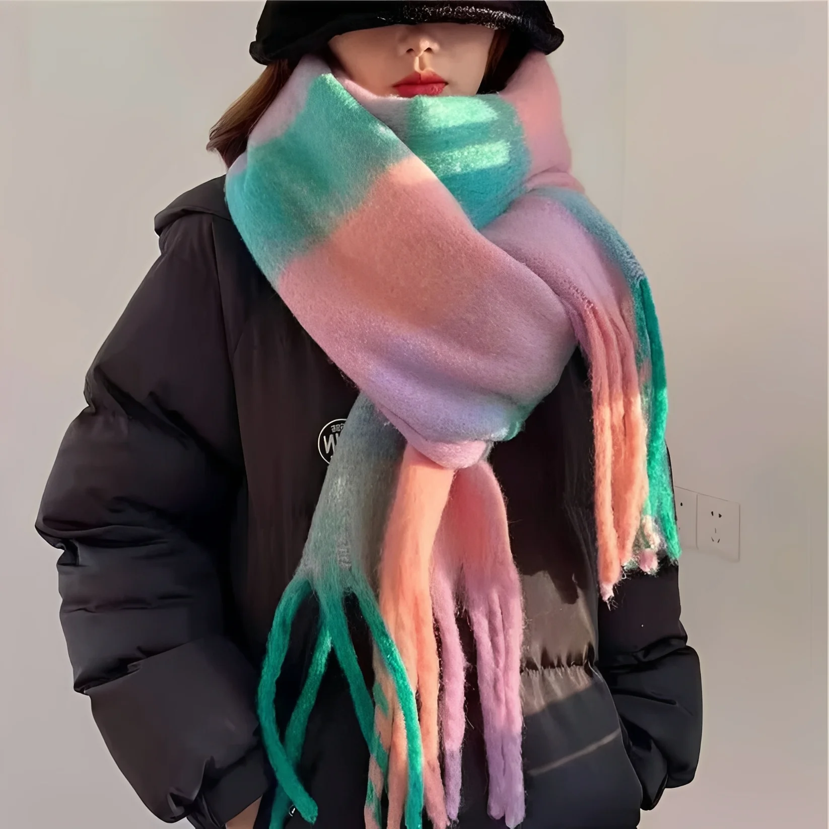 Women's Cashmere Scarf with Lightweight Winter Wrap - Image 5