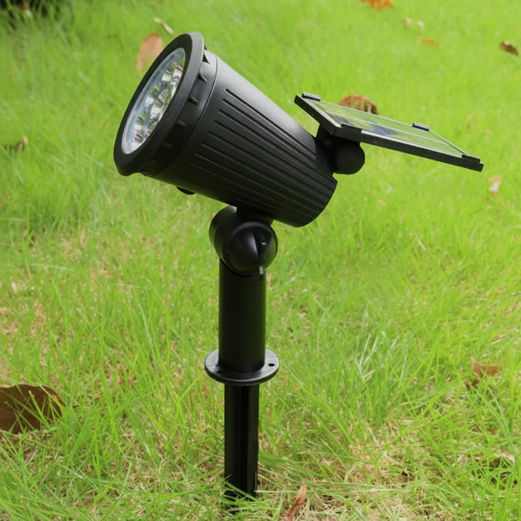 Solar Landscape Spotlight with 90 Degree Tilt and 9 Color Modes - Image 3
