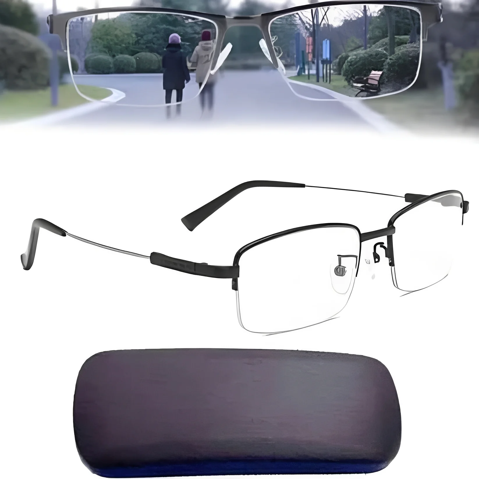 Multifocal Progressive Reading Glasses with UV400 Photochromic Lenses - Image 6