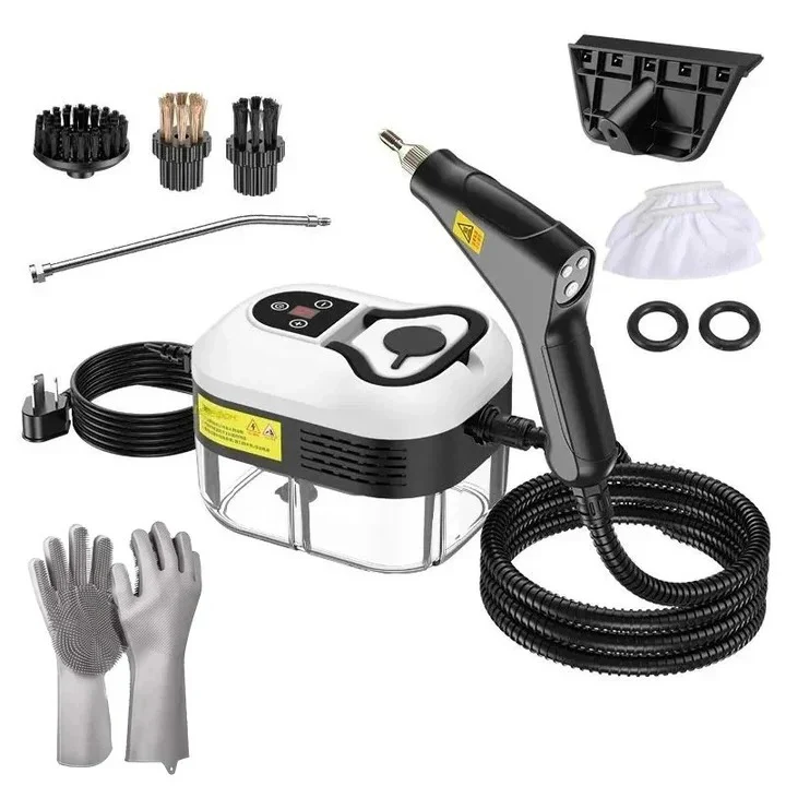 Steam Cleaning Device with Nozzles and Heat Resistant Gloves - Image 8