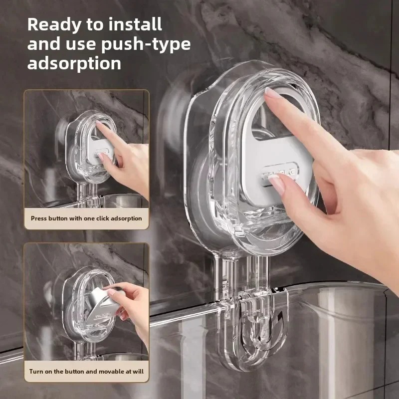 Suction Cup Storage Rack for Bathroom Essentials - Image 2