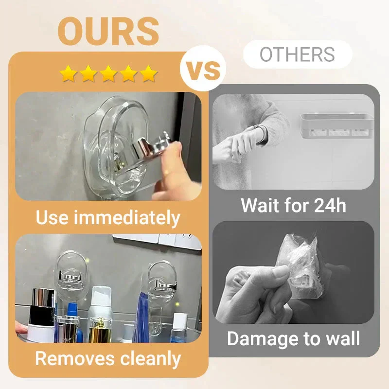 Suction Cup Storage Rack for Bathroom Essentials - Image 9