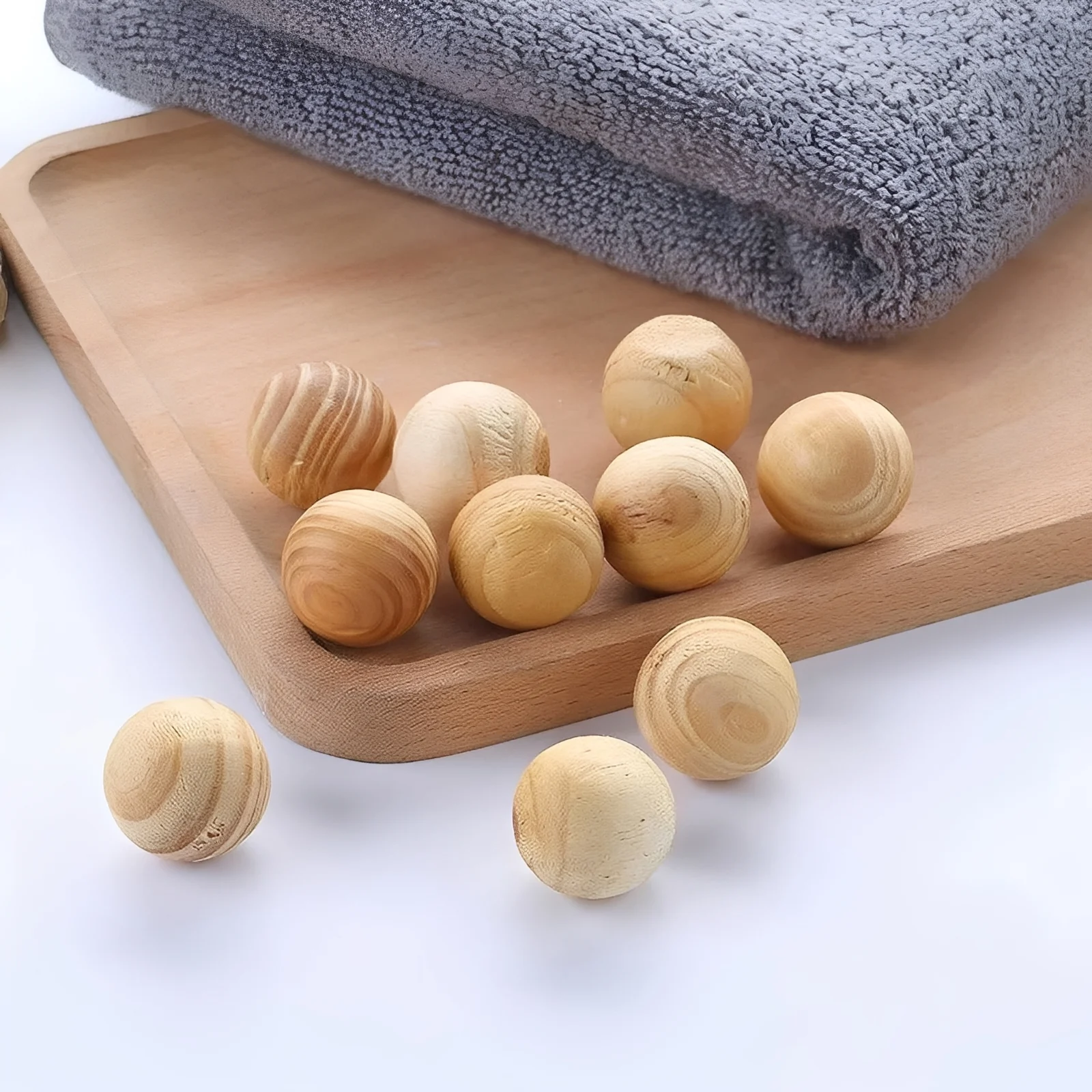 Cedar Camphorwood Moth Repellent Balls for Closets and Drawers - Image 6