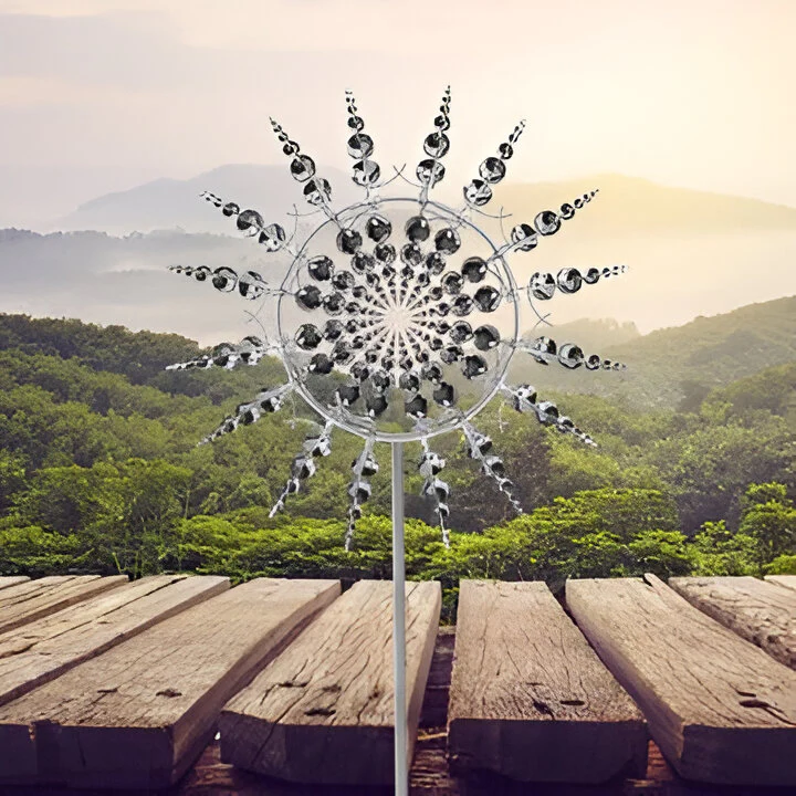 Anti Rust Magical Metal Windmill, Kinetic Metal Wind Spinners - Image 4